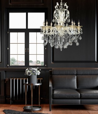 올리비아 8등 크리스탈 펜던트조명 