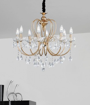 쟈니 8등 크리스탈식탁등 식탁전등