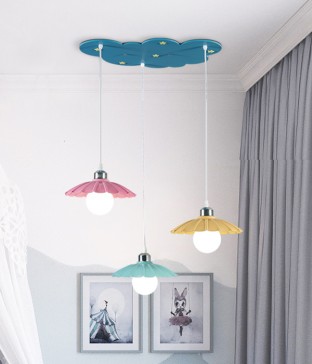 꽃구름 3등 아이방 펜던트 아이방조명