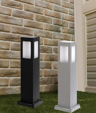 하몬 사각 잔디등, 외부등 (그레이/블랙,60Cm)