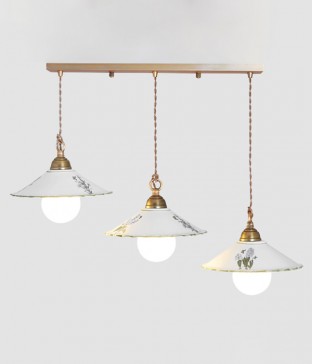 플로스 3등 도자기식탁등 펜던트조명