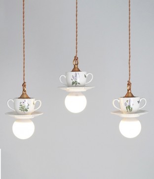 카리아 3등 도자기식탁등 펜던트조명