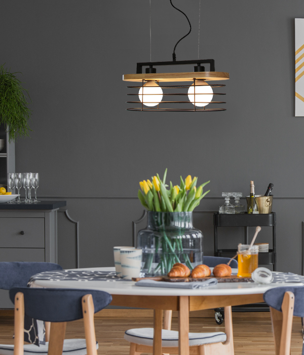 우드라운드 2등 펜던트조명,식탁등