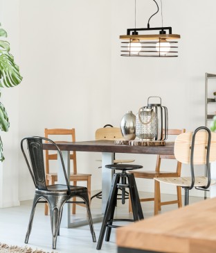 우드라운드 2등 펜던트조명,식탁등