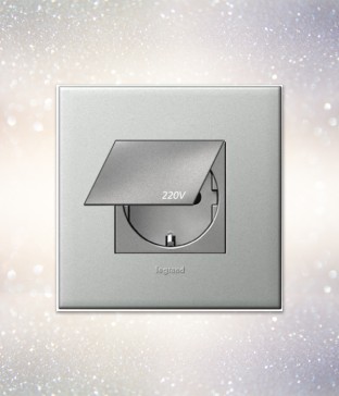 W 르그랑 아테오 유럽형 커버 콘센트 통신조합