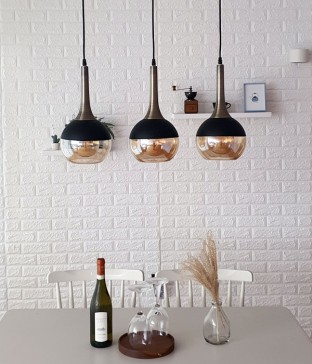 라운지 3등 펜던트식탁등, 식탁전등, 주방식탁조명